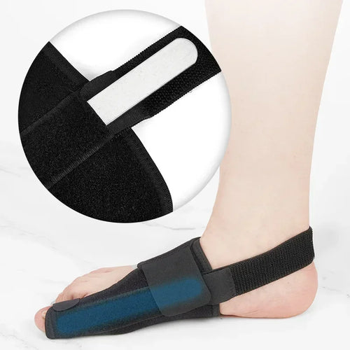 Flexible Toe Separator Splint for Hallux Valgus Bunion Correction, Orthotic Foot Straightener for Bone Alignment and Pedicure Care