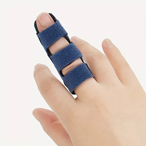 Adjustable Finger Splints with Secure Straps for Trigger Finger Support and Joint Fixation, Comfortable Finger Brace for Straightening