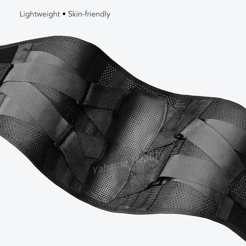 Lumbar Support Belt for Men and Women, Lightweight Back Brace for Lower Back Pain, Sciatica, Herniated Disc, Scoliosis Relief