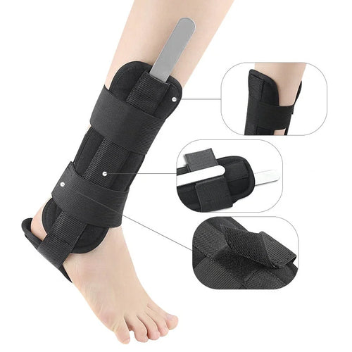 Ankle Support Brace with Joint Protector and Sprain Retainer Clip for Foot Stability and Injury Prevention