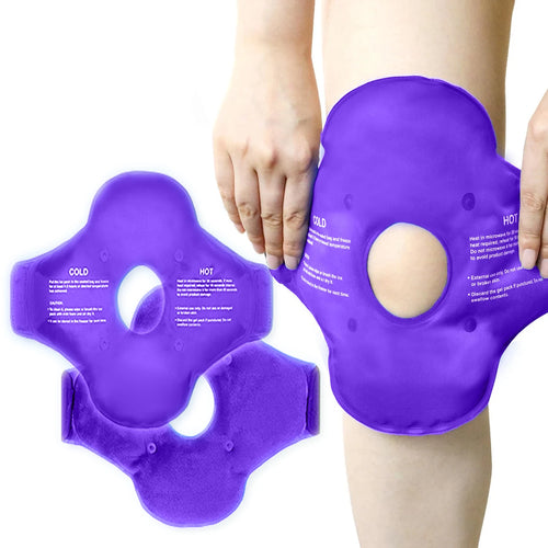 Ice Pack Knee Wrap Reusable Gel Cold Compress for Pain Relief and Swelling Therapy Arthritis Recovery