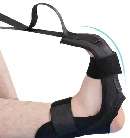 Yoga Leg Stretching Band with Plantar Fasciitis Support, Flexibility and Rehabilitation Fitness Training Belt for Foot Care