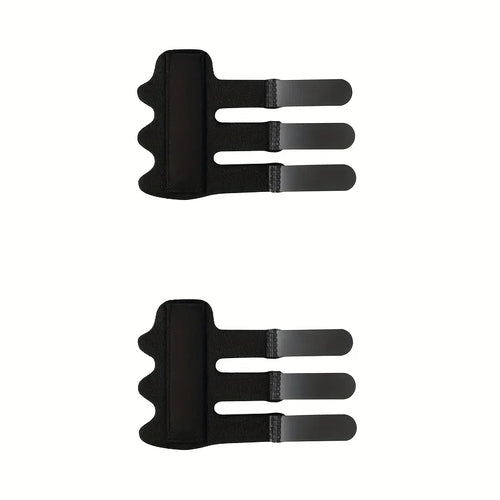 Adjustable Finger Splints with Secure Straps for Trigger Finger Support and Joint Fixation, Comfortable Finger Brace for Straightening