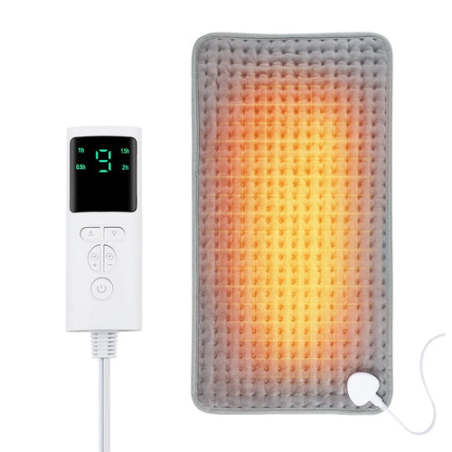 Electric Heating Pad Blanket with 9 Heat Levels and 4 Modes, Timer Function for Shoulder, Neck, Back, Spine, and Leg Pain Relief