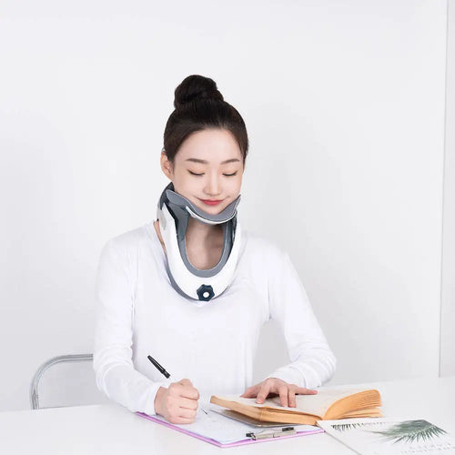 Neck Relaxation Tool with Adjustable Airbag for Neck Pain Relief, Suitable for Home and Office Use