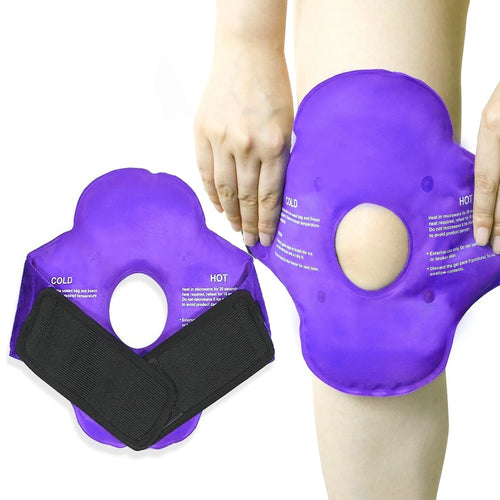 Ice Pack Knee Wrap Reusable Gel Cold Compress for Pain Relief and Swelling Therapy Arthritis Recovery