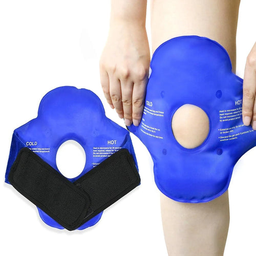 Ice Pack Knee Wrap Reusable Gel Cold Compress for Pain Relief and Swelling Therapy Arthritis Recovery
