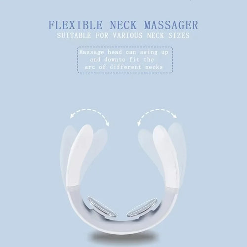 Neck Massager Portable Mini Cervical Spine Shoulder Massager for Pain Relief and Relaxation