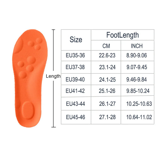 Latex Sport Insoles Soft High Elasticity Shoe Pads Breathable Shock Absorption Arch Support Cushion