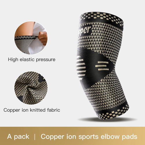 Fitness Elbow Brace Compression Support Sleeve for Tendonitis, Tennis Elbow, Golf Treatment - Reduce Joint Pain