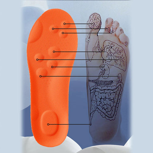 Latex Sport Insoles Soft High Elasticity Shoe Pads Breathable Shock Absorption Arch Support Cushion