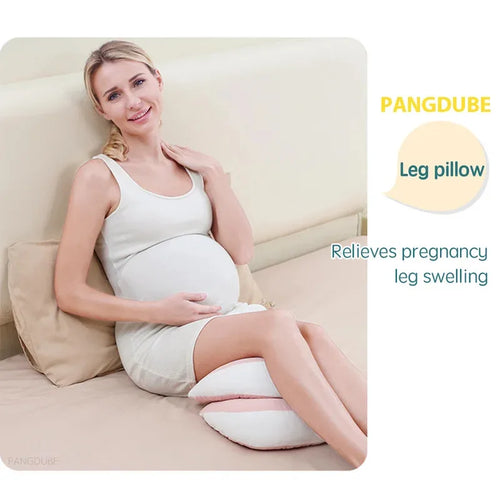 Pangdube pregnancy body pillow set, cotton, with 1 auxiliary pillow, waist and back support for pregnant women side sleeping