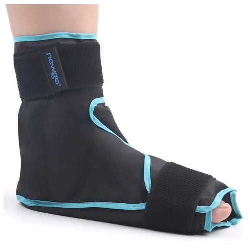 Ankle Foot Ice Pack Wrap Reusable Gel Hot Cold Compress Therapy Foot Brace Support for Pain Relief and Injury Recovery