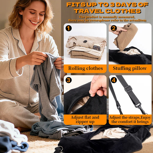 Adjustable U-Shaped Travel Neck Pillow with Washable Cover, Portable and Multi-Functional for Airplane Use