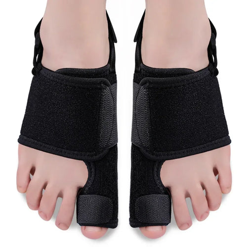Flexible Toe Separator Splint for Hallux Valgus Bunion Correction, Orthotic Foot Straightener for Bone Alignment and Pedicure Care