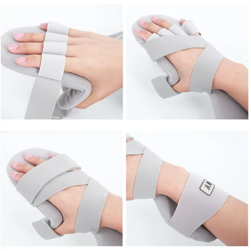 Adjustable Hand Brace Support with Finger Splint, Orthopedic Wrist Rest for Arthritis and Tendonitis Pain Relief and Rehabilitation
