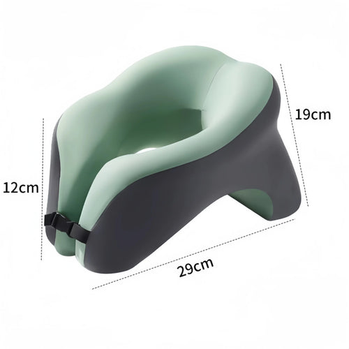 Portable U-shaped Memory Foam Travel Pillow for Neck Support, Ergonomic Design for Car, Airplane, Office, and Sleeping Comfort