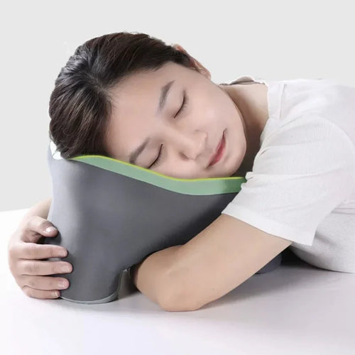 Portable U-shaped Memory Foam Travel Pillow for Neck Support, Ergonomic Design for Car, Airplane, Office, and Sleeping Comfort