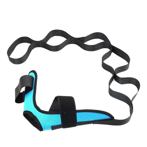 Yoga Leg Stretching Band with Plantar Fasciitis Support, Flexibility and Rehabilitation Fitness Training Belt for Foot Care