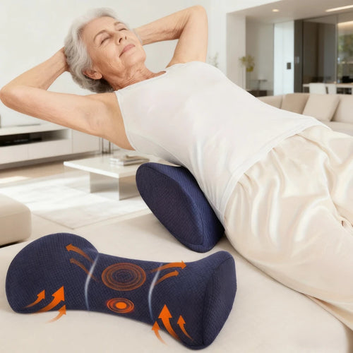 Lumbar Support Pillow Memory Foam Lightweight 1pc Machine Washable for Back and Leg Comfort