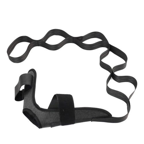 Yoga Leg Stretching Band with Plantar Fasciitis Support, Flexibility and Rehabilitation Fitness Training Belt for Foot Care