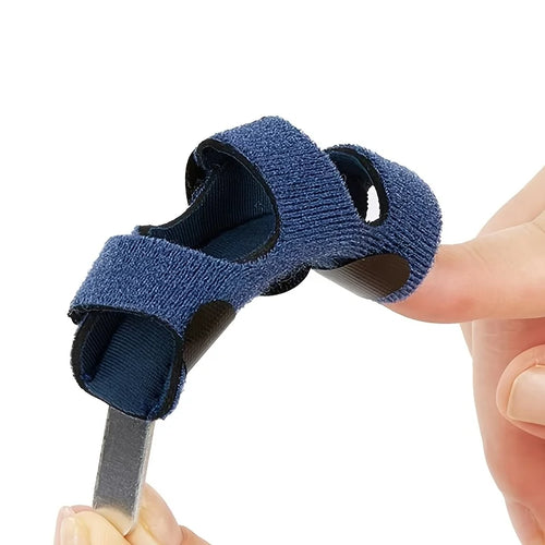Adjustable Finger Splints with Secure Straps for Trigger Finger Support and Joint Fixation, Comfortable Finger Brace for Straightening