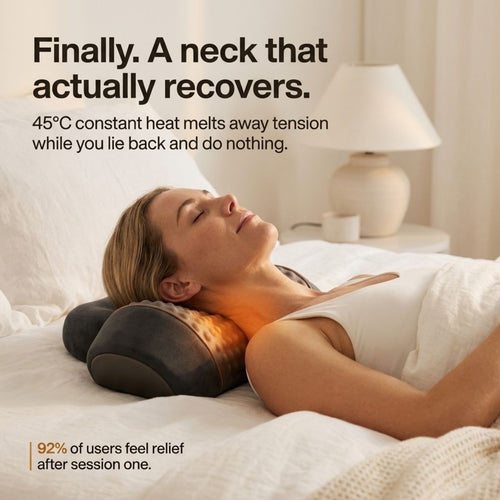 FreeFlow Cervical Traction Pillow, Neck Pain Relief, Posture Corrector & Neck Stretcher